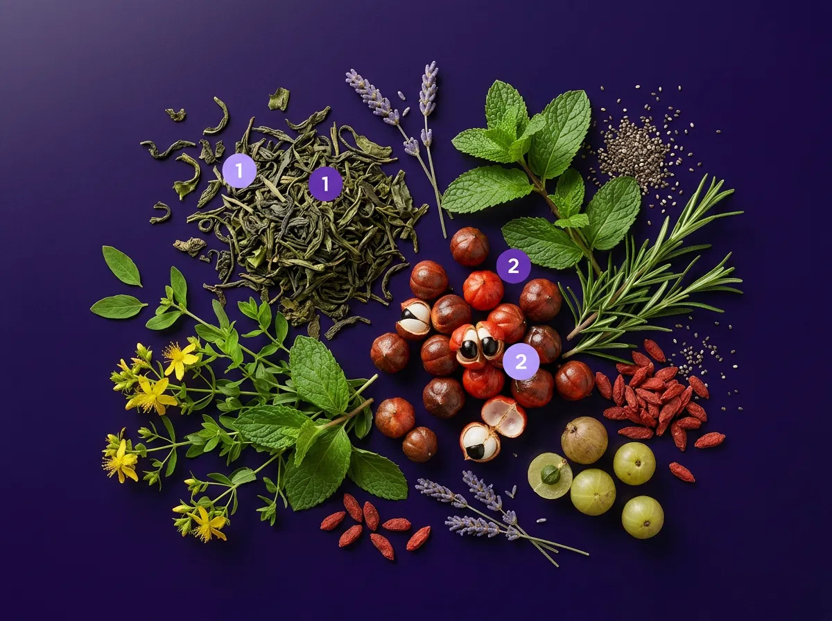 Groene thee extract supplement ingrediënten - plantenextracten welzijn dagelijks gebruik